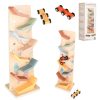 Moni Toys fa autós lejtőpálya - 8 szintes, 2 autóval