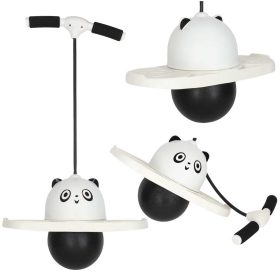 Gyermek pogo balance ugráló játék, fehér, fekete