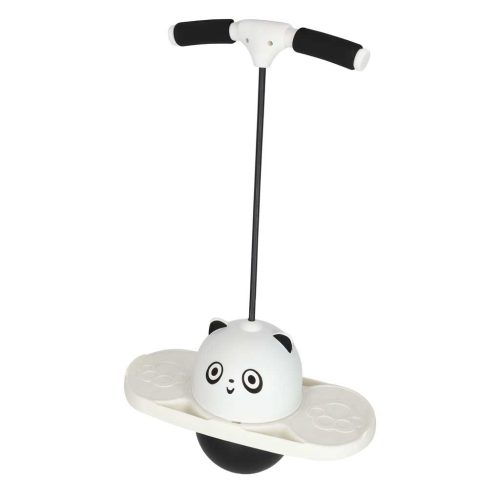 Gyermek pogo balance ugráló játék, fehér, fekete