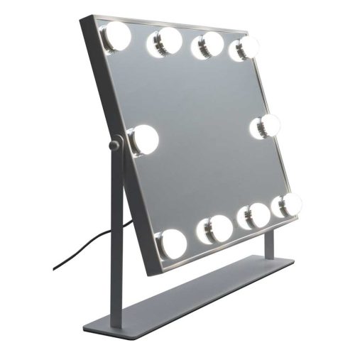 LED-es Sminktükör 10 Izzóval – 3 Színhőmérséklet, Állítható Fényer