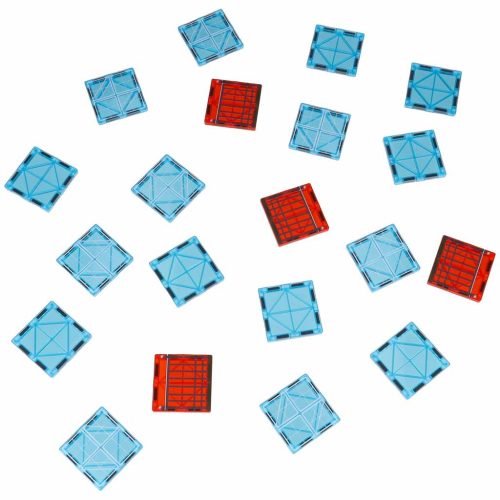 Mágneses építő játékkészlet 3D város és autók, 91 darab