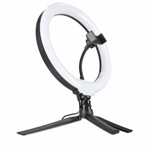 RGB LED-es gyűrűs szelfilámpa állvánnyal