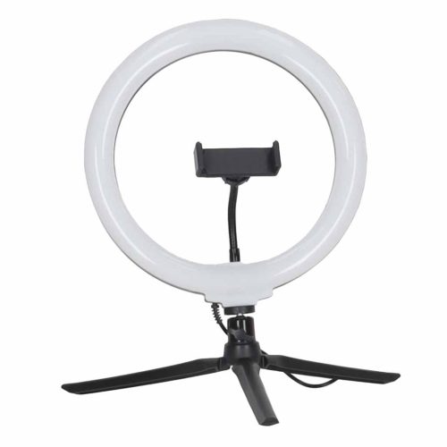 RGB LED-es gyűrűs szelfilámpa állvánnyal