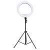 RGB LED gyűrűs lámpa szelfikhez és videókhoz, állvánnyal és távirányítóval, 45 cm