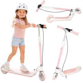    Trike Fix összecsukható városi roller, dupla fékkel, rózsaszín