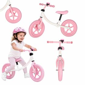 Trike Fix Balance futóbicikli csengővel, rózsaszín