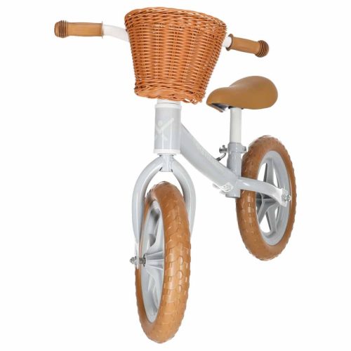 Trike Fix Balance futóbicikli kosárral, barna, 2–4 év