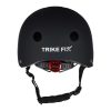 Trike Fix gyermek biciklis sisak állítható M méret 55-58cm, LED világítással, fekete