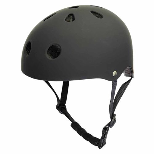Trike Fix gyermek biciklis sisak állítható M méret 55-58cm, LED világítással, fekete