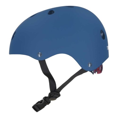 Trike Fix gyermek biciklis sisak állítható LED M 55-58cm tengerészkék