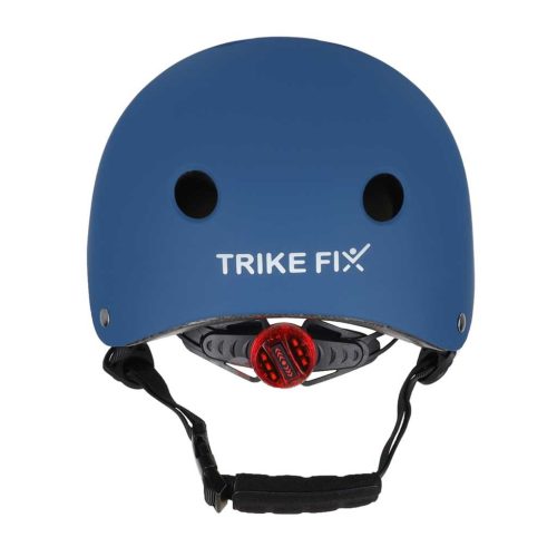 Trike Fix gyermek biciklis sisak állítható LED M 55-58cm tengerészkék