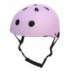 Trike Fix gyermek biciklis sisak állítható LED M 55-58cm lila