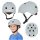 Trike Fix gyermek biciklis sisak állítható LED M 55-58cm sötétszürke