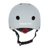 Trike Fix gyermek biciklis sisak állítható LED M 55-58cm sötétszürke