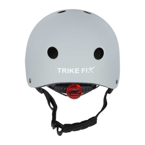Trike Fix gyermek biciklis sisak állítható LED M 55-58cm sötétszürke