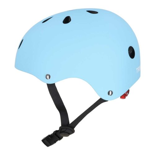 Trike Fix gyermek biciklis sisak állítható LED M 55-58cm kék