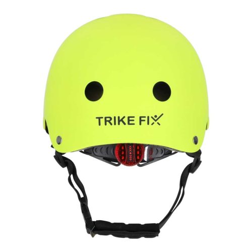 Trike Fix gyermek biciklis sisak állítható LED S 48-54cm, élénk zöld