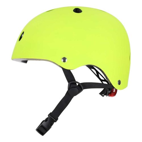 Trike Fix gyermek biciklis sisak állítható LED S 48-54cm, élénk zöld