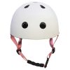 Trike Fix gyermek biciklis sisak állítható LED S 48-54cm fehér