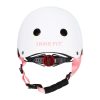Trike Fix gyermek biciklis sisak állítható LED S 48-54cm fehér