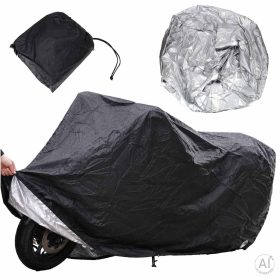   Univerzális vízálló motorkerékpár ponyva és robogó takaró ponyva tárolótáskával, rögzítőpánttal 200 x 70 x 110 cm