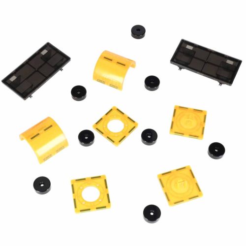 Mágneses geometriai építőjáték 3D Színes kreatív készlet, 90 db
