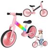 Trike Fix Glow LED-es Futóbicikli, rózsaszínű
