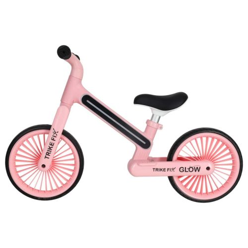 Trike Fix Glow LED-es Futóbicikli, rózsaszínű