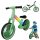 Trike Fix Glow LED-es Futóbicikli, zöld