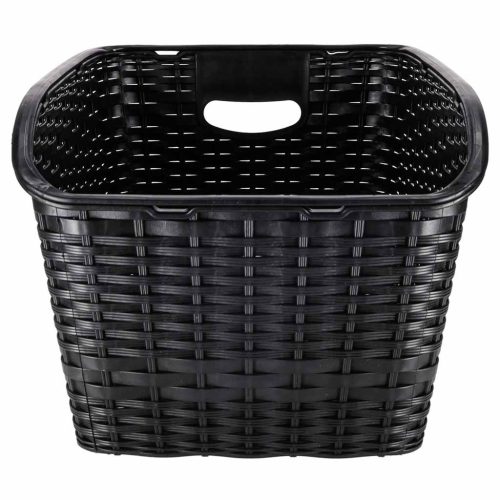 Rattan hátsó csomagtartó kerékpárkosár fényvisszaverővel