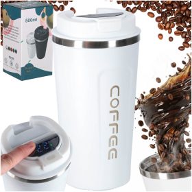 Rozsdamentes acél termoszbögre 500ml fehér