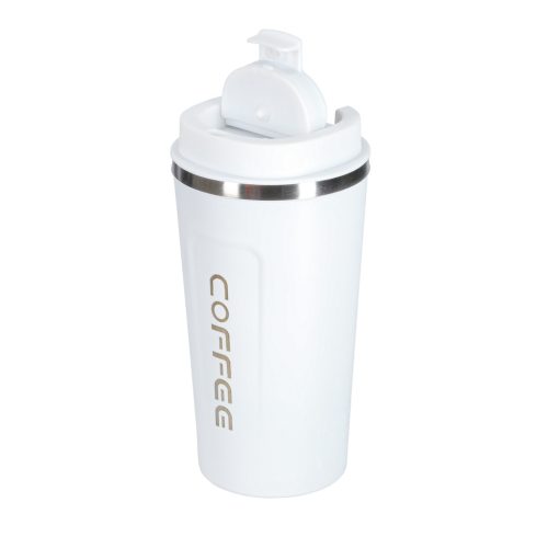 Rozsdamentes acél termoszbögre 500ml fehér