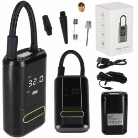   Vezeték nélküli okospumpa és akkus kompresszor autóhoz, motorhoz, biciklihez – LED lámpával és powerbank funkcióval