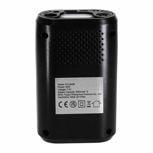 Vezeték nélküli okospumpa és akkus kompresszor autóhoz, motorhoz, biciklihez – LED lámpával és powerbank funkcióval