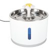 Ivókút kutyának macskának automata USB LED-es itató 2.4l tisztító szűrővel