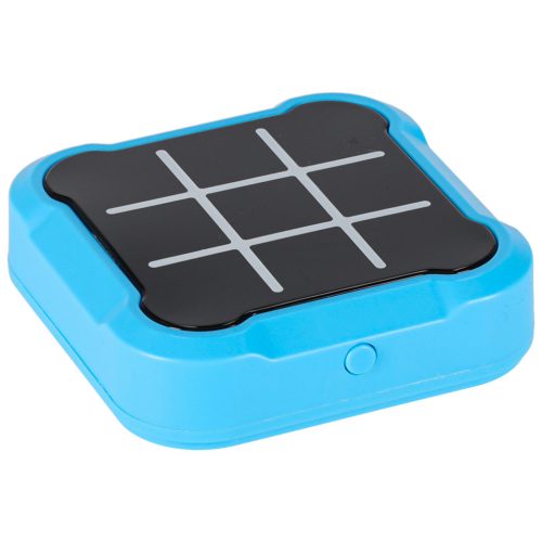 Hordozható, elektronikus amőba Tic-Tac-Toe konzol, kék
