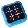 Elektronikus hordozható kirakós XO játék tic tac toe konzol - kék
