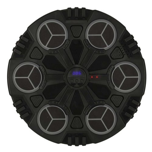 Fali boksz pajzs edzőgép zenével LED, USB - kesztyűvel