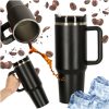 Stanley Adventure Quencher rozsdamentes Termosz bögre szívószállal és fogantyúval 1200ml fekete