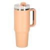 Termo bögre szívószállal és fogantyúval termosz 1200ml por rózsaszínű