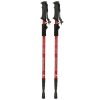 Nordic walking túrabotok, összecsukható, 2 db piros