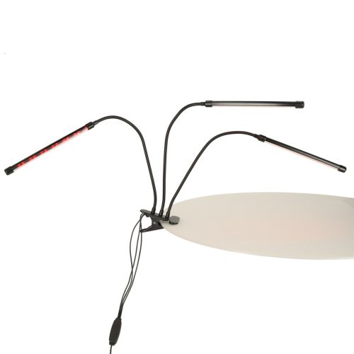 Növénytermesztő lámpa, 3 panel, 60 LED
