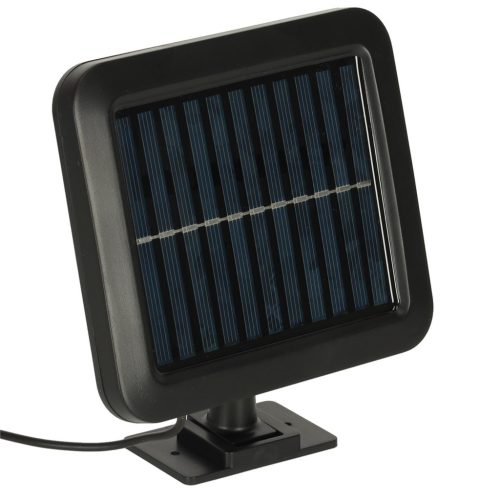 Kültéri Napelemes mozgás- és szürkületérzékelő lámpa 120 LED, távirányítóval