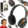 Graffiti Bluetooth in-ear vezeték nélküli fejhallgató Gaming Sport fekete