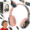 Bluetooth in-ear vezeték nélküli fejhallgató Gaming Sport rózsaszín