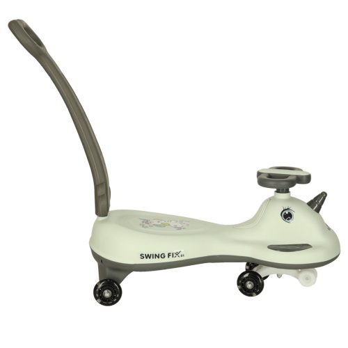 Swing FIX S1 gravitációs roller, bobocar fogantyúval, LED világítással, szürke max 65kg