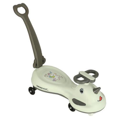 Swing FIX S1 gravitációs roller, bobocar fogantyúval, LED világítással, szürke max 65kg