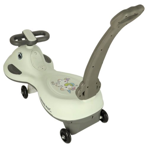 Swing FIX S1 gravitációs roller, bobocar fogantyúval, LED világítással, szürke max 65kg