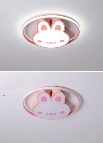 LUMELA LED mennyezeti lámpa gyerekszobába dimmelhető + távirányító - nyuszi