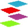 Montessori ortopédiai kirakós puzzle szőnyeg, színes, 8 db